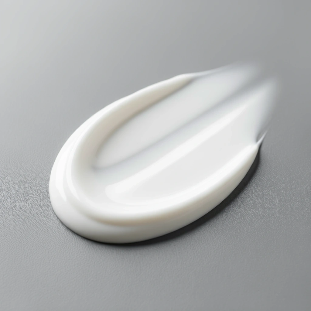 Cream texture close up