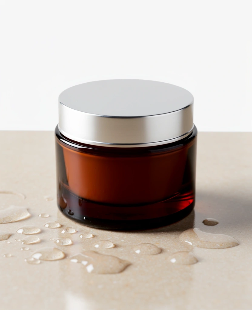 Premium face cream jar