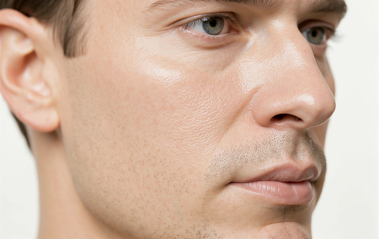 Healthy skin texture